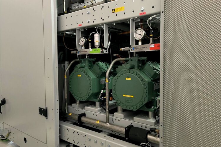 CO2-Anlage für Spiralkühler